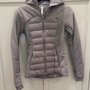 Lululemon Down For It All Hooded Women's Taupe Down Jacket. Perfect condition.